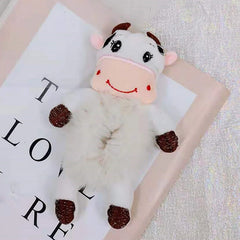 Toddler Kids Elastic Plush Animal Hair Ties