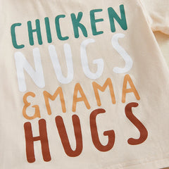 Toddler Boy Farm Print Loose-Fit Tee & Shorts Summer Set