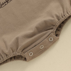 Baby Boy Western Cow Print Baby Romper