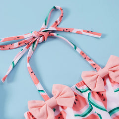 3-Piece Baby Girl Watermelon Swim Set
