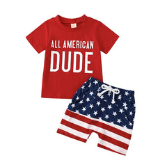 Baby Boys “All American Dude” 4th of July Outfit