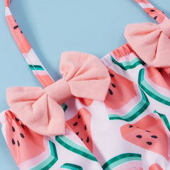 3-Piece Baby Girl Watermelon Swim Set