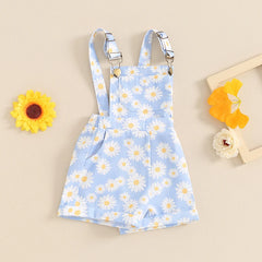 Baby Girl Daisy Romper | Summer Sleeveless Jumpsuit