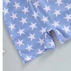 Baby Boy Independence Swimwear Star Stripe Patchwork Swimwear