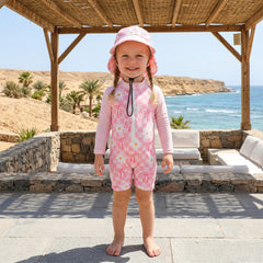 Baby Girls Bow Flower Swimsuit