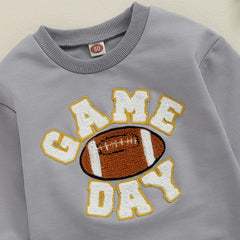 Unisex Baby Fall Football Long Sleeve Onesie