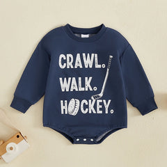 Newborn Baby Boy Fall Romper | Ball Print Bodysuit