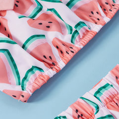 3-Piece Baby Girl Watermelon Swim Set