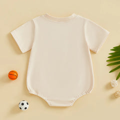 Baby Boys Letter Football/Basketball/Bowling Print Onesie