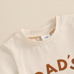 Baby Boy Letter Tee & Checkerboard Shorts Summer Set