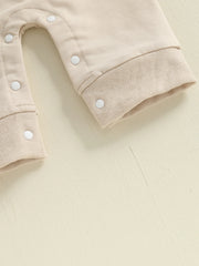 Baby Boy Golf Embroidered Long Sleeve Romper