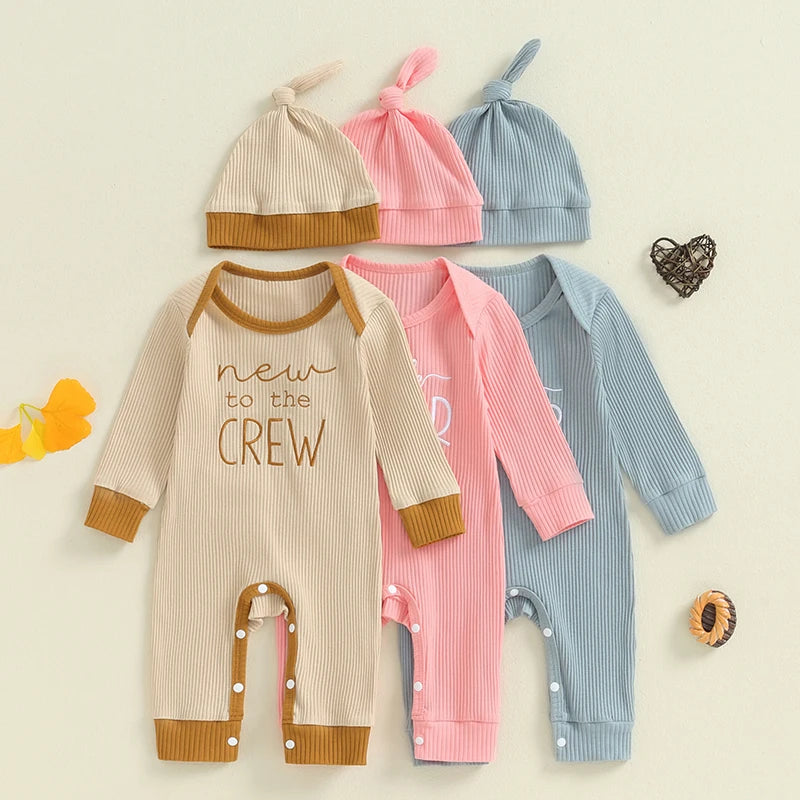 Autumn Baby Romper with Hat | Cozy & Stylish Outfit