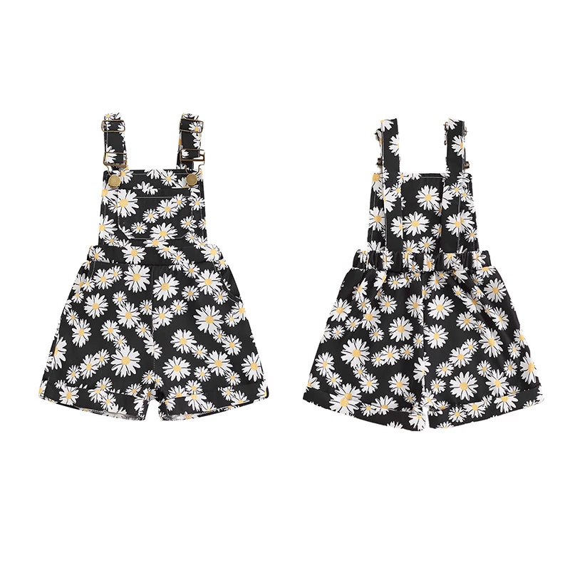 Baby Girl Daisy Romper | Summer Sleeveless Jumpsuit