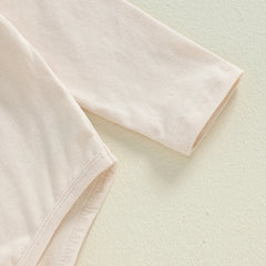 Baby Boy Letter Romper Rodeo Horse Pants & Hat Outfit