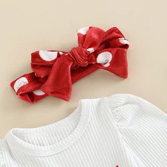Baby Girls Long Sleeve Christmas Santa Outfit