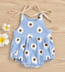 0–24M Baby Girl Daisy Floral Summer Onesie