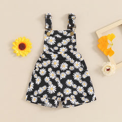 Baby Girl Daisy Romper | Summer Sleeveless Jumpsuit