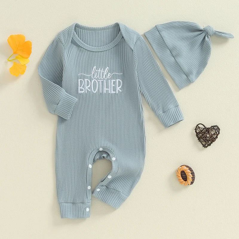 Autumn Baby Romper with Hat | Cozy & Stylish Outfit