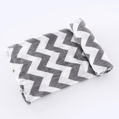 Zig Zag Pattern - Organic Quilted Bamboo Swaddle - Comfy Tummies
