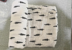 Tree - Organic Quilted Bamboo Swaddle - Comfy Tummies