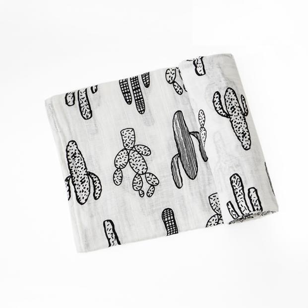 Plant - Organic Quilted Bamboo Swaddle - Comfy Tummies