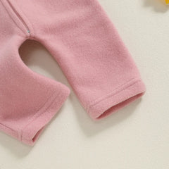 Unisex Baby Hooded Long Sleeve Pig Romper for Halloween