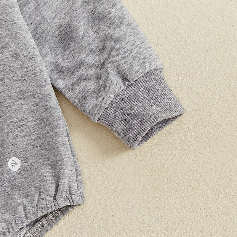 Newborn Baby Boy Fall Romper | Ball Print Bodysuit