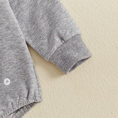 Newborn Baby Boy Fall Romper | Ball Print Bodysuit