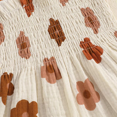 Baby Girl Floral Smocked Top, Shorts & Bow Headband Set