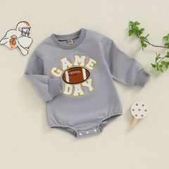 Unisex Baby Fall Football Long Sleeve Onesie