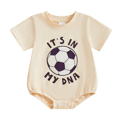 Baby Boys Letter Football/Basketball/Bowling Print Onesie