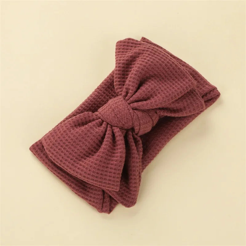 Baby Girl Bow Headband | Soft & Stretchy Accessory