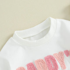 Newborn Daddy's Girl Embroidery Short Sleeve Father Gift Onesie