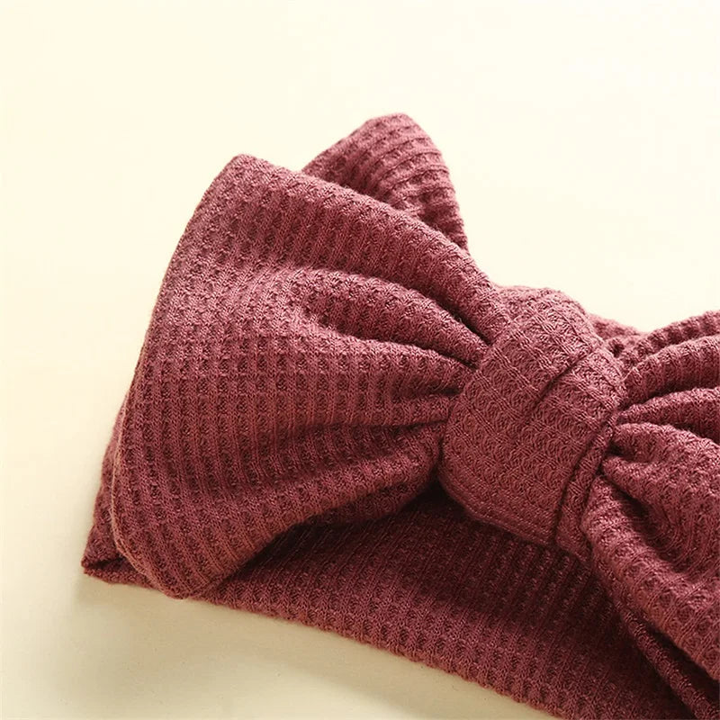 Baby Girl Bow Headband | Soft & Stretchy Accessory