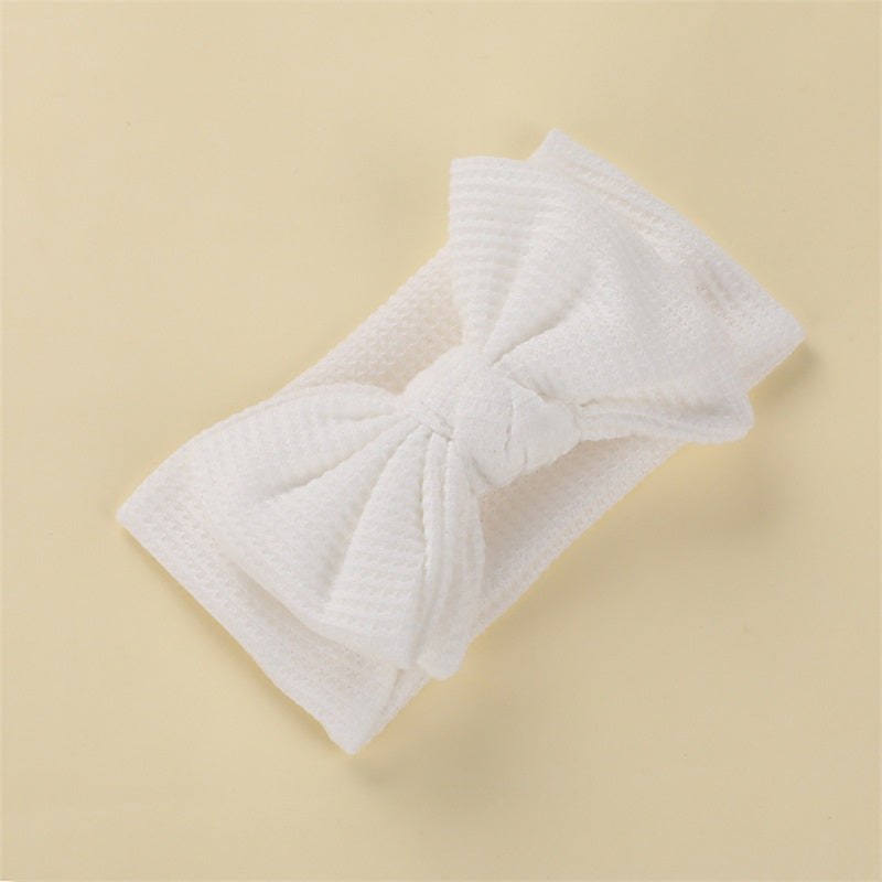Baby Girl Bow Headband | Soft & Stretchy Accessory