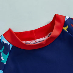 Baby Boy Shark Print Swimsuit Set
