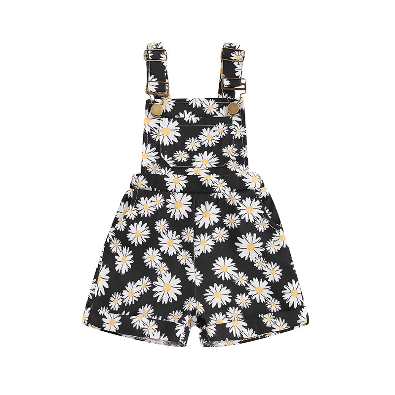 Baby Girl Daisy Romper | Summer Sleeveless Jumpsuit