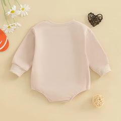 Baby Boy Long Sleeve Rugby Print Onesie