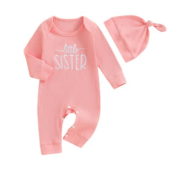 Autumn Baby Romper with Hat | Cozy & Stylish Outfit