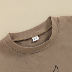 Baby Boy Western Cow Print Baby Romper