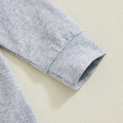 Baby Unisex Boy Holiday Long Sleeve Zipper Jumpsuit