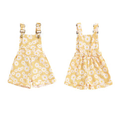 Baby Girl Daisy Romper | Summer Sleeveless Jumpsuit