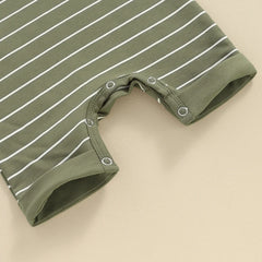 Baby Boy Striped Sleeveless Romper