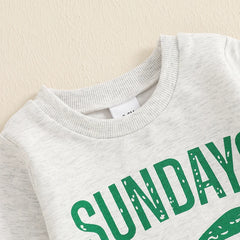 Unisex Baby Letter Bird Print Long Sleeve Romper