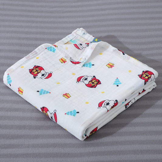 Santa Muslin Baby Swaddle - Comfy Tummies