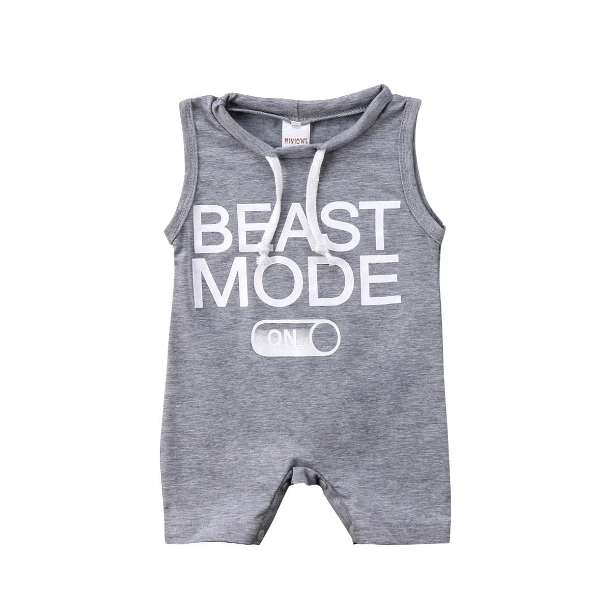 Baby Boy BEAST MODE ON Romper