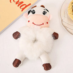 Toddler Kids Elastic Plush Animal Hair Ties