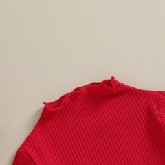 6M-6Y Girls Christmas Festive Elk Plaid Dress Set