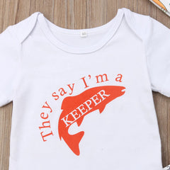 Newborn Baby Boy Animal Printed Clothing Set