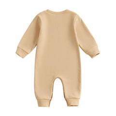 Skateboarding Duck Baby Romper | Cozy Fall Jumpsuit